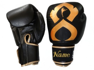 Custom Genuine Leather Muay Thai Gloves : KNGCUST-R-421