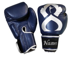 Custom Genuine Leather Muay Thai Gloves: KNGCUST-R-424