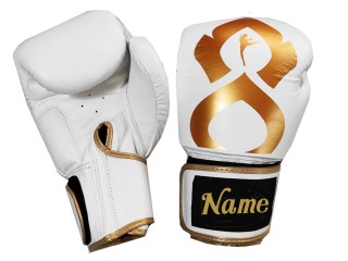 Custom Genuine Leather Boxing Gloves : KNGCUST-R-425