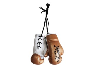 Kanong Hanging Small Boxing Gloves : Gold