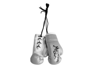 Kanong Hanging Small Boxing Gloves : Silver