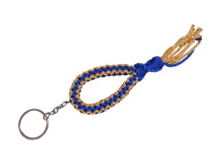 Kanong Mongkol Muay Thai keychain : Blue/Gold