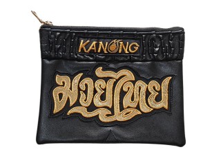 Kanong Fashion Clutch Bag : Black/Gold size A5