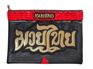 Kanong Fashion Clutch Bag : Black/Red size A4