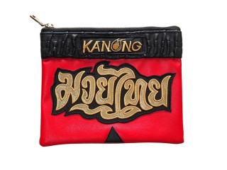 Kanong Fashion Clutch Bag : Red/Black size A5