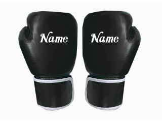 Custom Kanong Muay Thai training Gloves : KNGCUST-108 Black