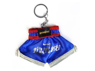 Kanong Muay Thai Shorts keychain : Blue