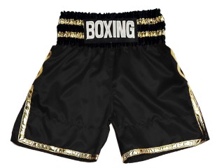 Custom Boxing Shorts : KNBSH-039-Black