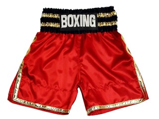 Custom Boxing Shorts : KNBSH-039-Red