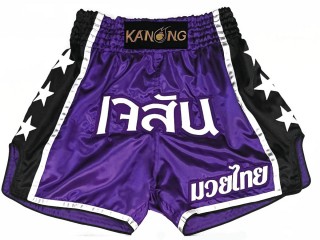 Custom Kanong Muay thai Shorts : KNSCUST-1207 Purple