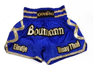 Custom Kanong Muay thai Shorts : KNSCUST-1213 Blue