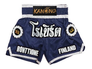 Custom Kanong Muay thai Shorts : KNSCUST-1242-Navy