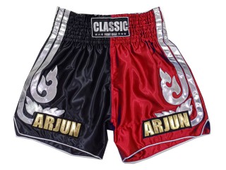 Custom Kanong Muay thai Shorts : KNSCUST-1243-Black-Red