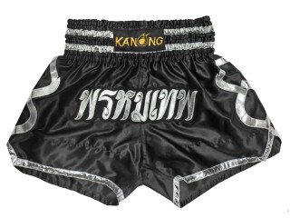 Custom Kanong Muay thai Shorts : KNSCUST-1255 Black